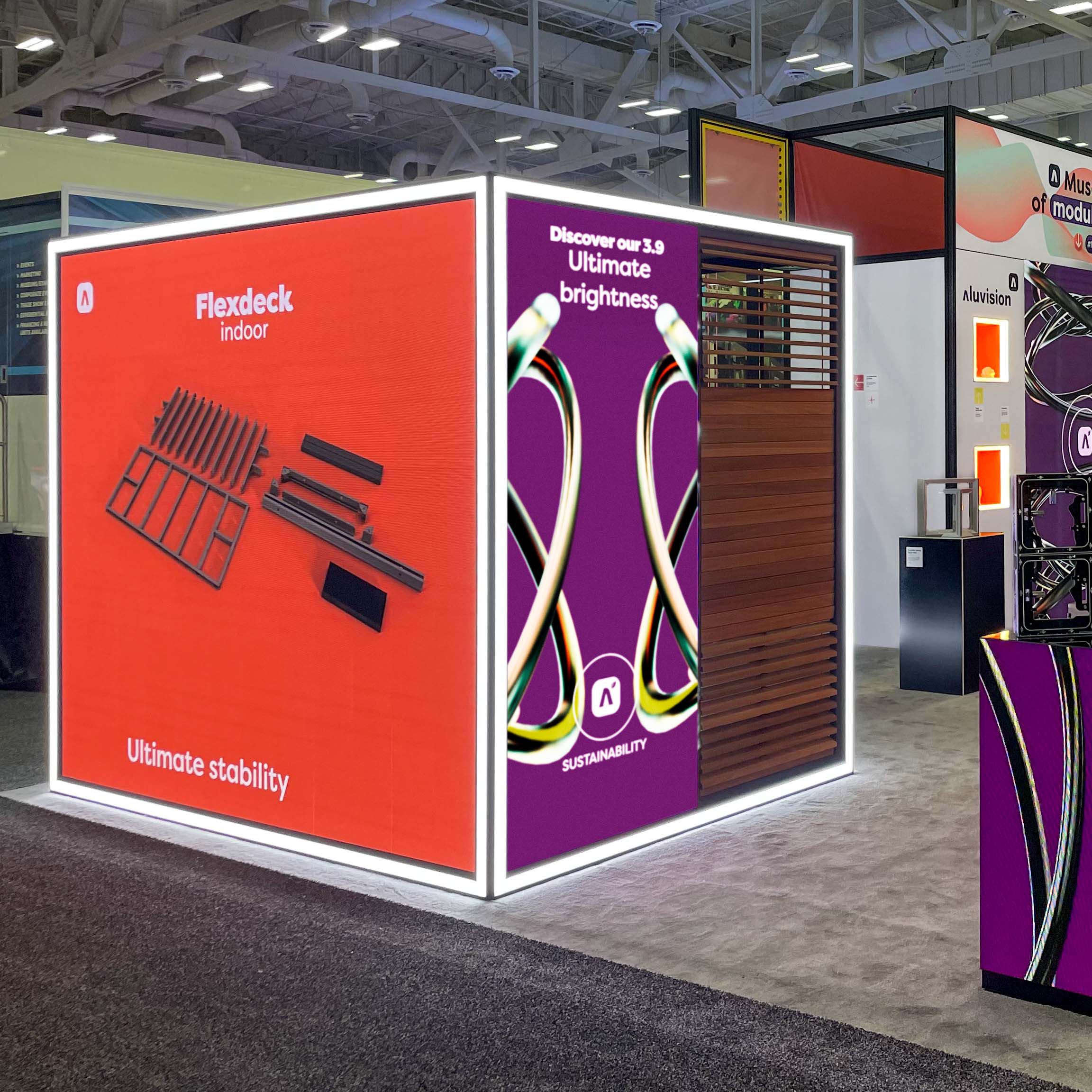 Aluvision Messestand